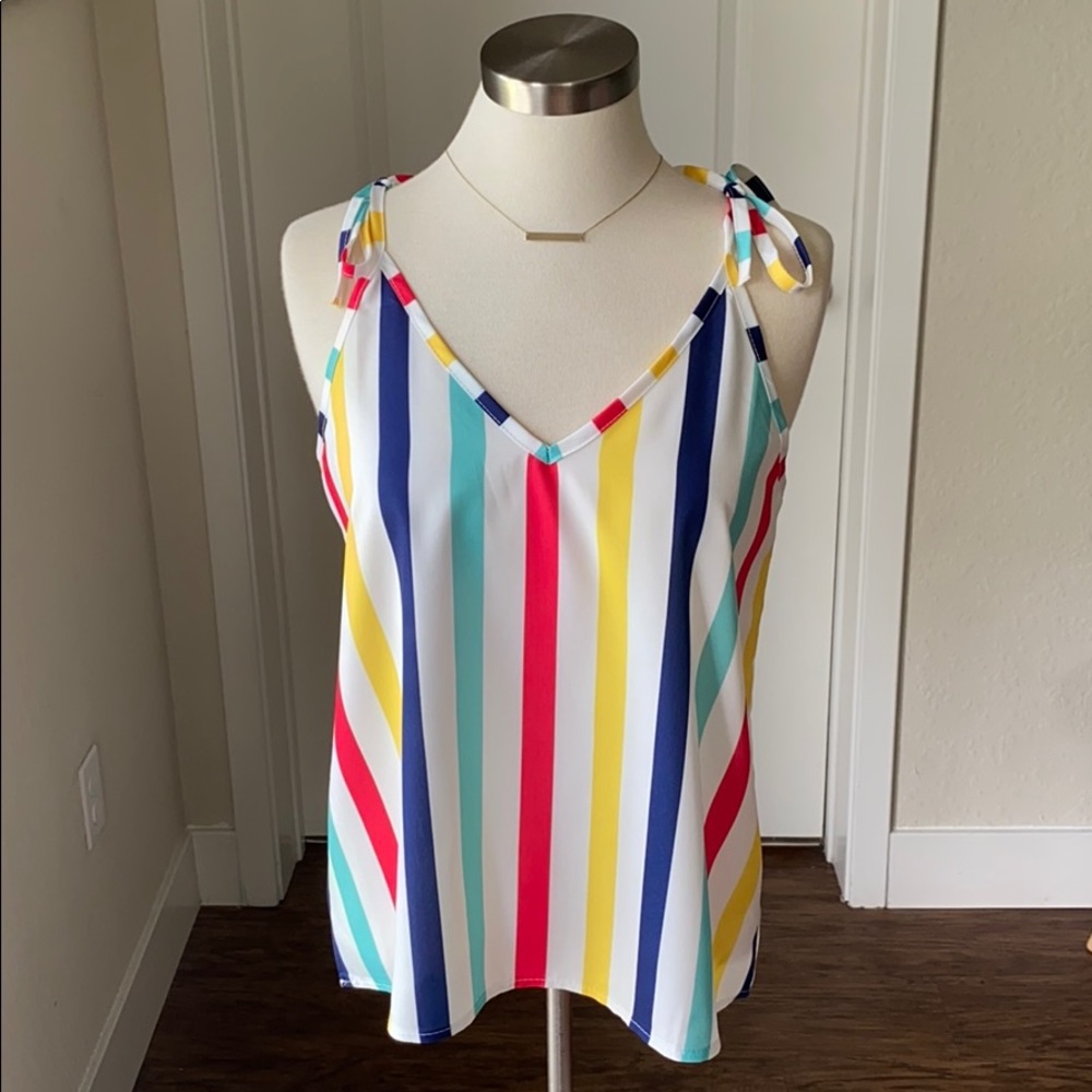 SHEIN striped tank top!
